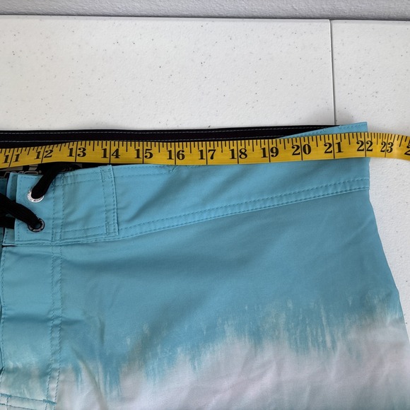 Pipeline Men's Size 44 Blue Colorblock Tie Dye‎ Board Swimming Shorts Activewear - Picture 9 of 16
